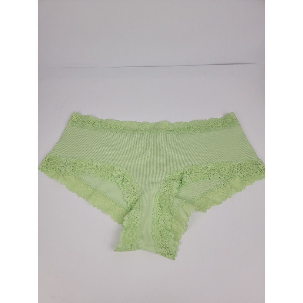 Victoria's Secret PINK Panty Bundle 3PK Leopard Lace Seamless XL Hipster Cheeky - Picture 7 of 16